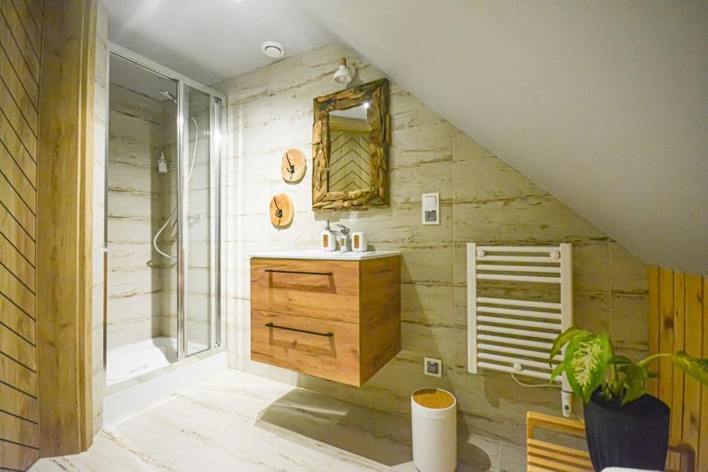 Polana Slowikowa 5 Star- Domek W Gorach Z Jacuzzi, Sauna,Basen,Ogrod Z Lasem, Kominek I Narty Stroza Kültér fotó